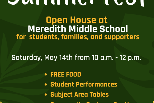 You’re Invited! SummerFest is Saturday, May 14 from 10 a.m. – Noon